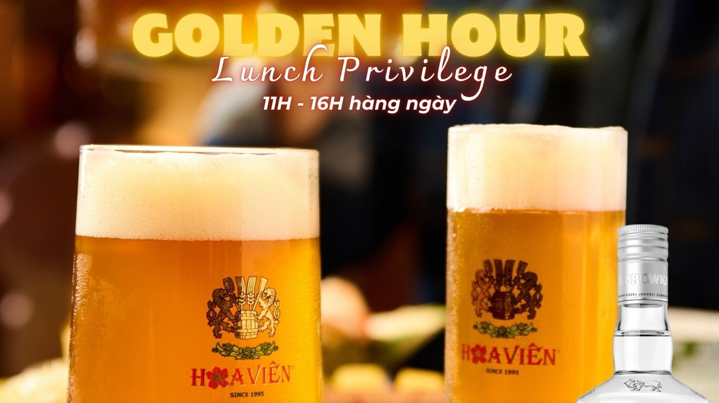 GOLDEN HOUR LUNCH PRIVILEGE